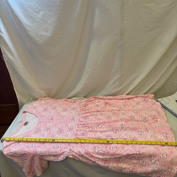 Vintage The Disney Catalog Winnie The Pooh Dress With Pockets Sz XL Pink - Picture 7 of 9